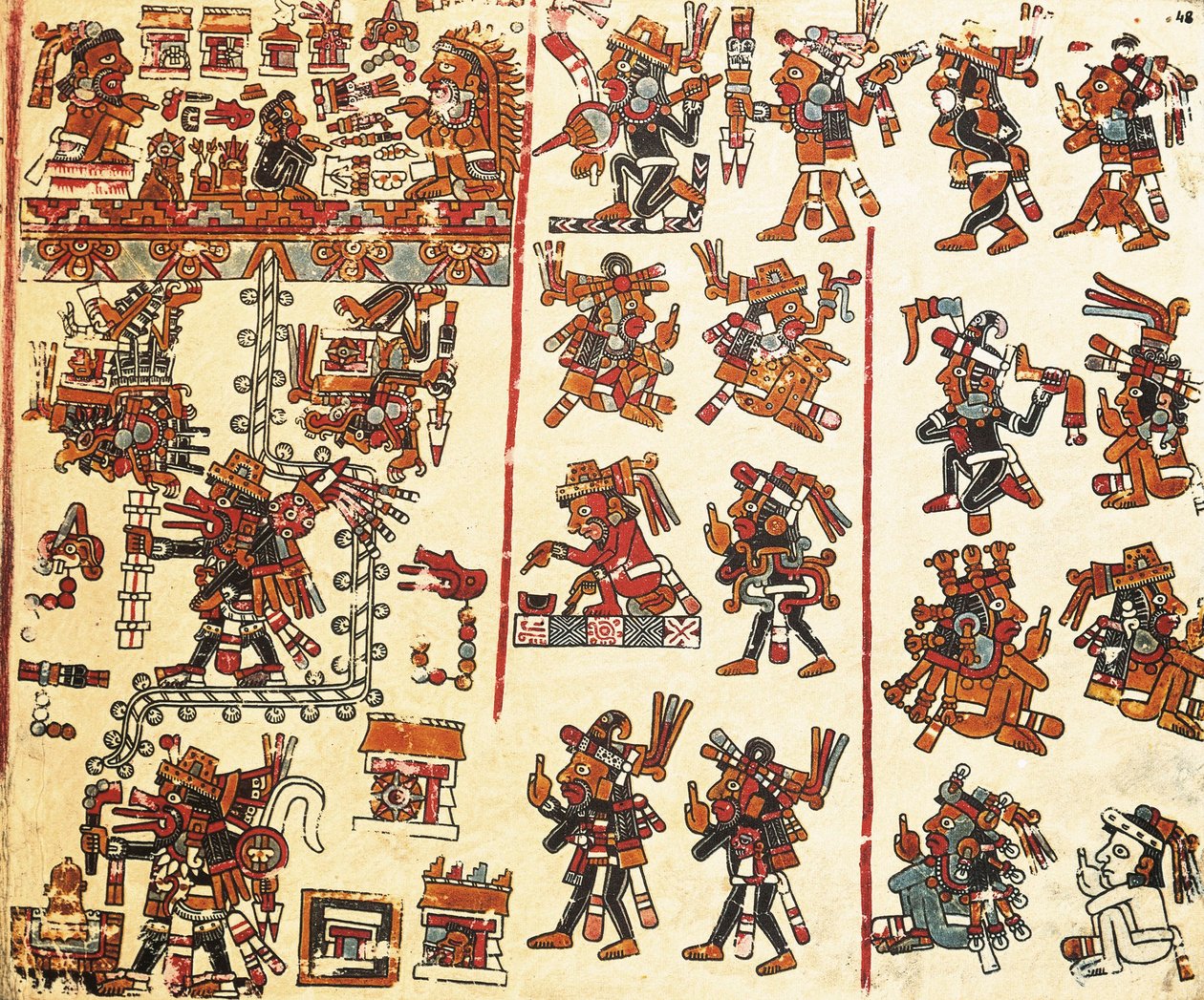 Codex Vindobonensis Mexicanus von Mixtec Mixtec
