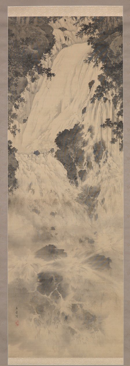 Wasserfall von Mochizuki Gyokusen