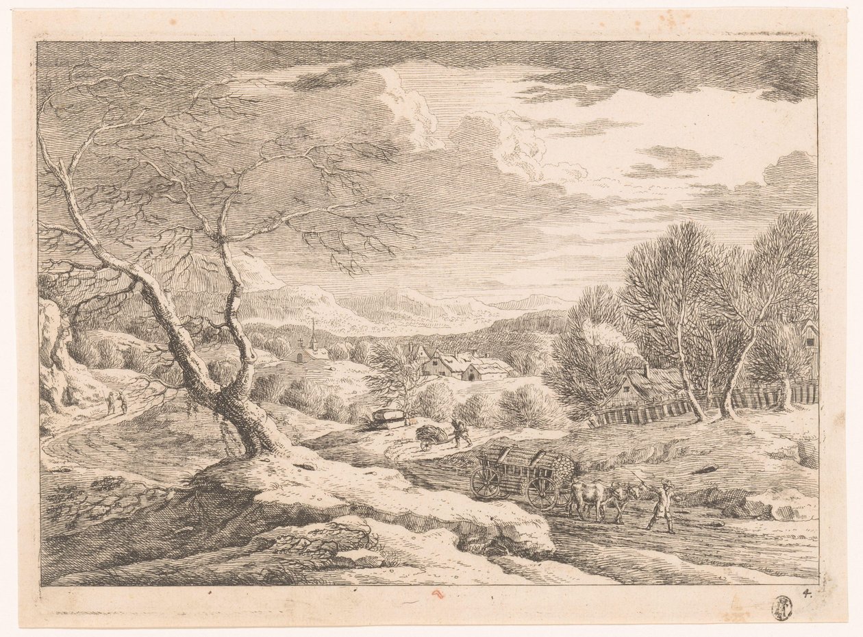 Winterlandschaft von Monogrammist MEG