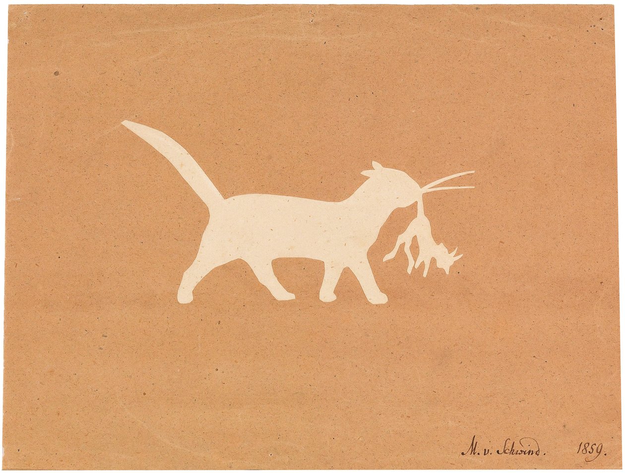 Katze kleiner Teufel, 1859 von Moritz Ludwig von Schwind
