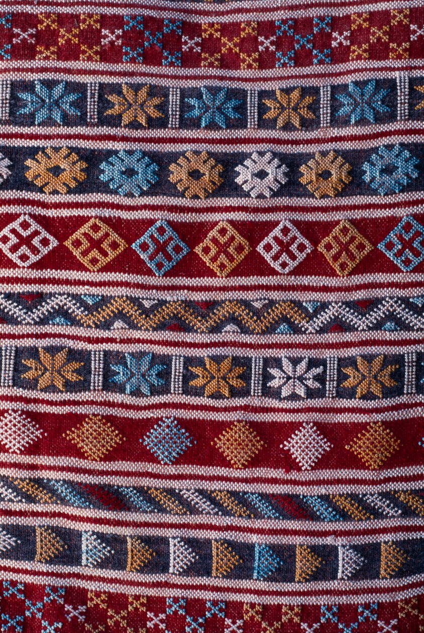 Teppich (Detail) von Moroccan School