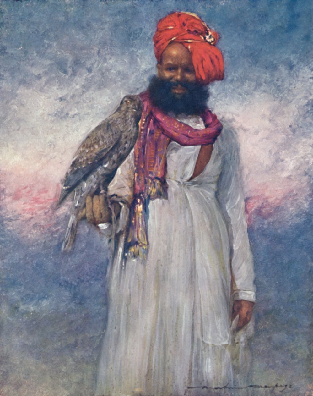 Ein Falkner von Rajgarh von Mortimer Ludington Menpes