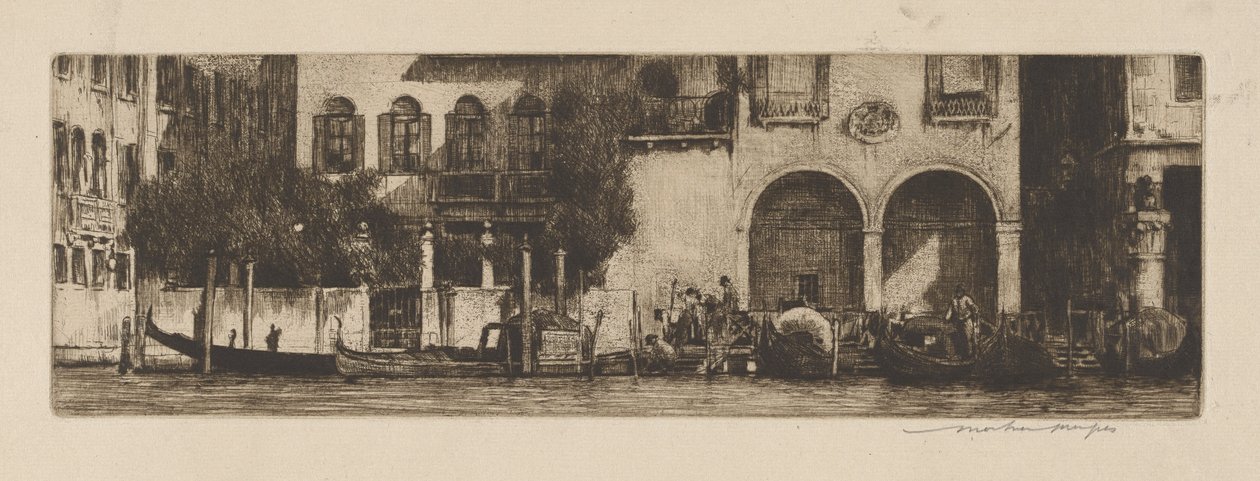 Palazzi am Kanal von Mortimer Menpes