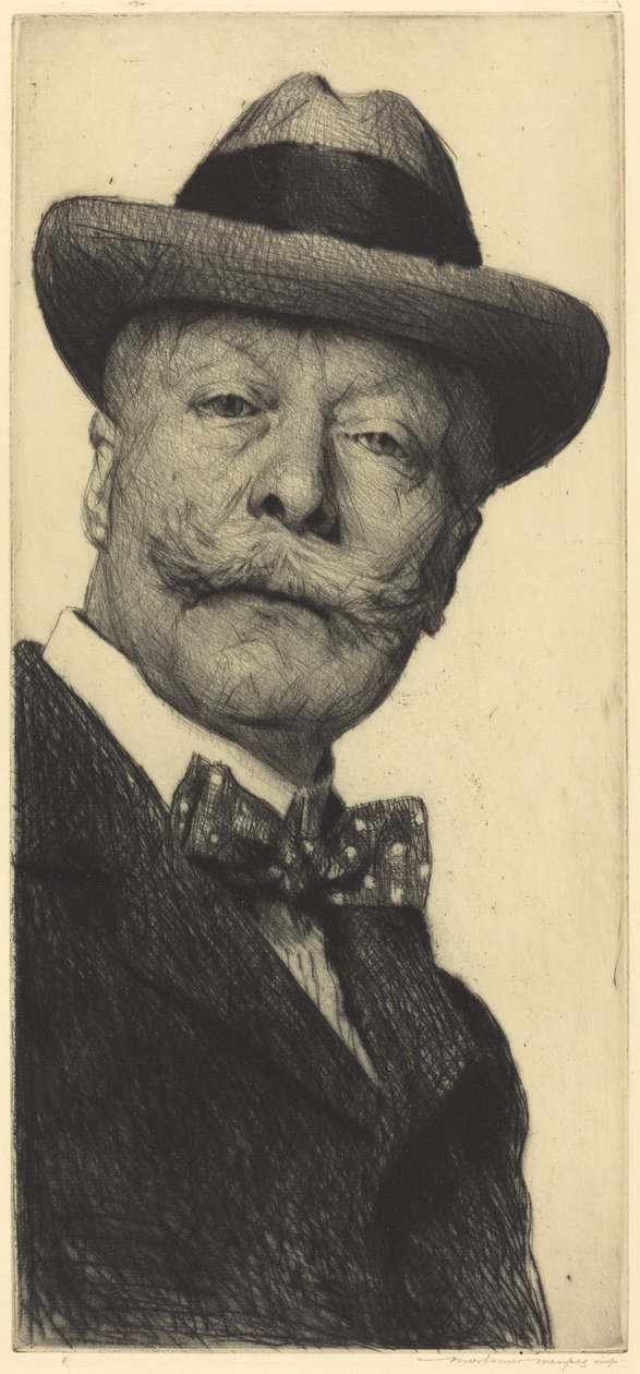 Selbstbildnis von Mortimer Menpes