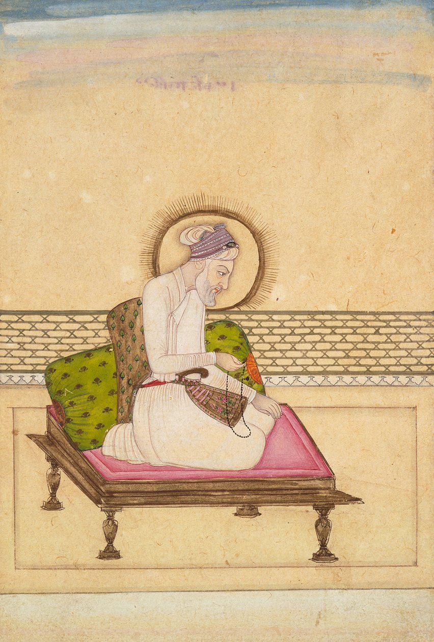 Kaiser Aurangzeb, ca. 1725 von Mughal School