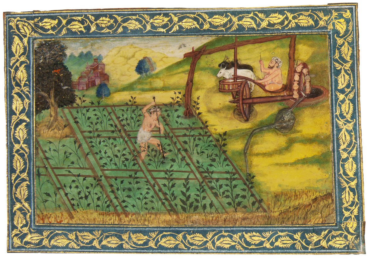 Pastorale Szene von Mughal School