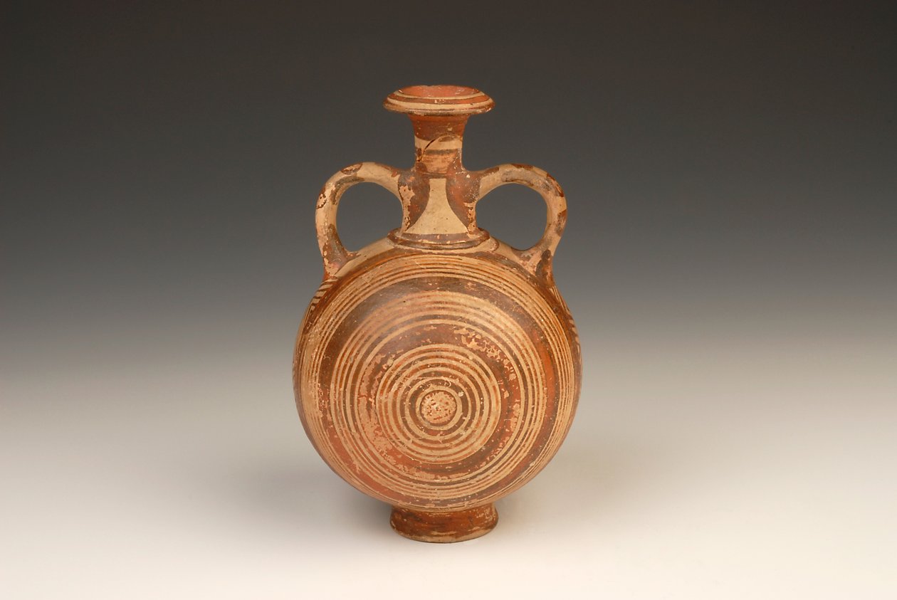 Aryballos-Pilgerflasche, 1400-1370 v. Chr. von Mycenaean