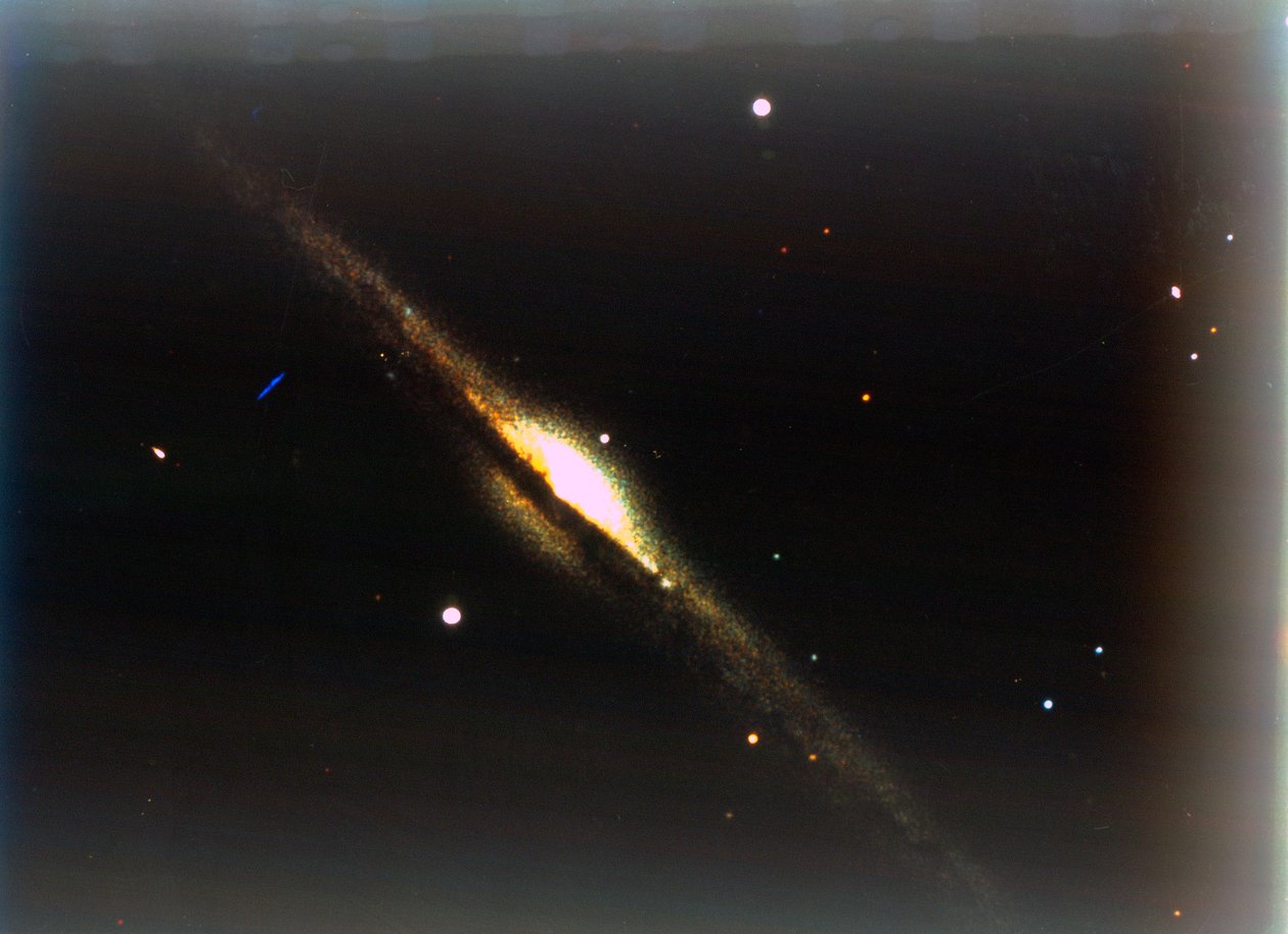 Die Nadelgalaxie in Coma Berenices von NASA Images