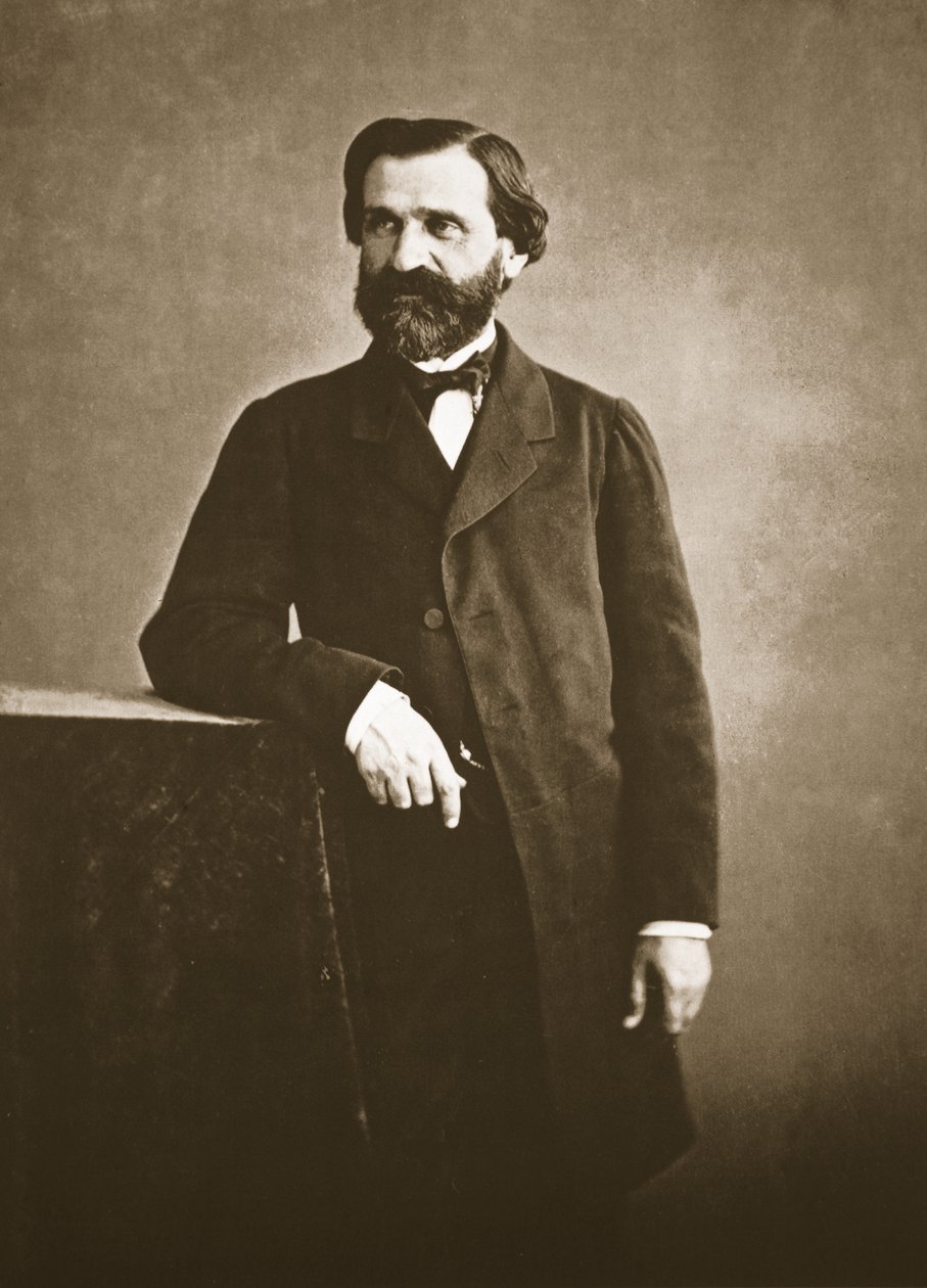 Guiseppe Verdi, 1860 von Nadar