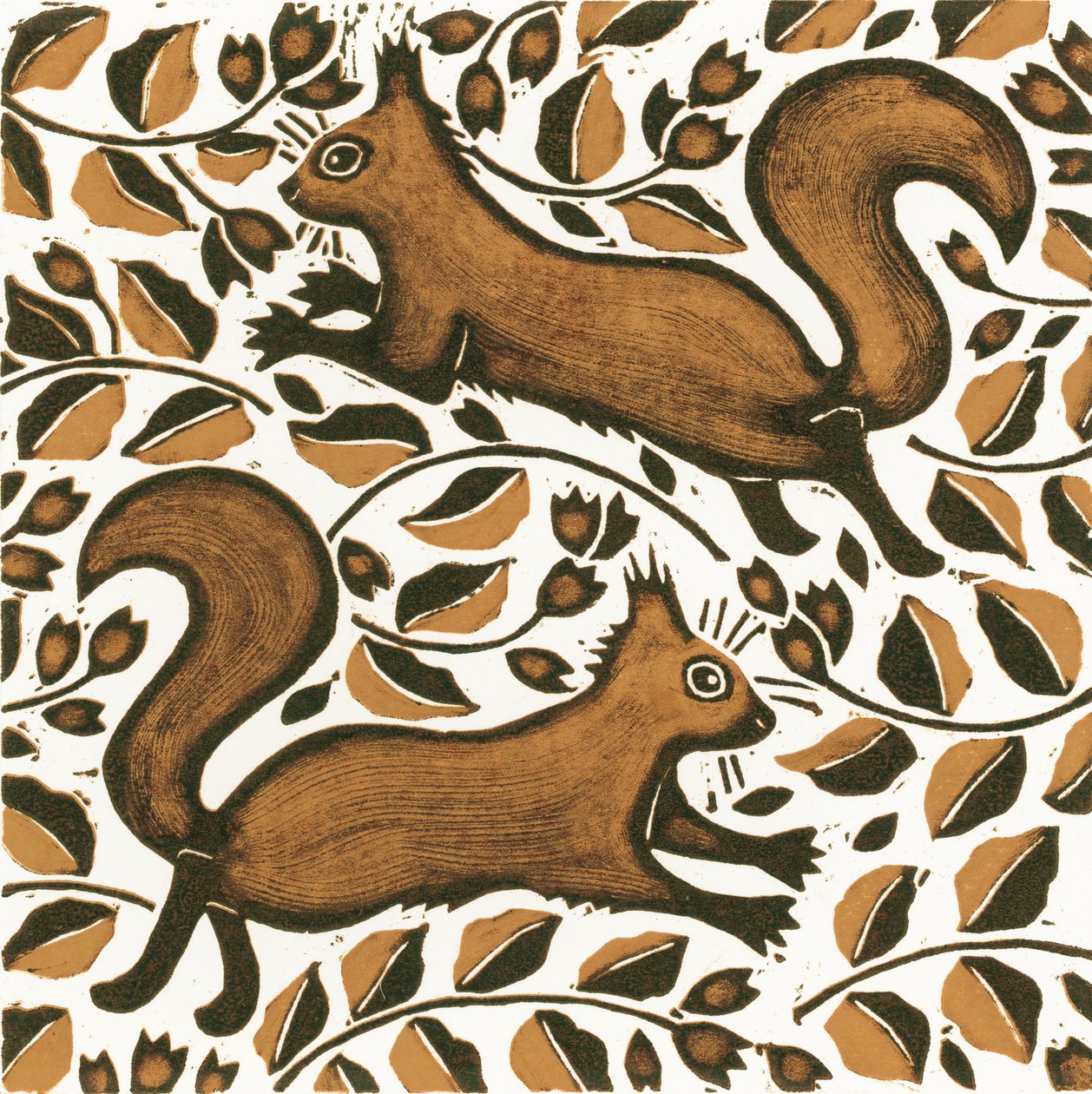 Bucheckern-Eichhörnchen, 2002 von Nat Morley