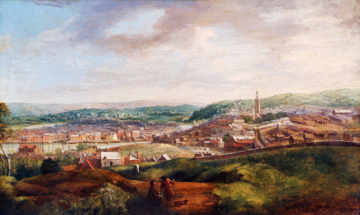 Blick auf Cork, 1780 von Nathaniel Grogan