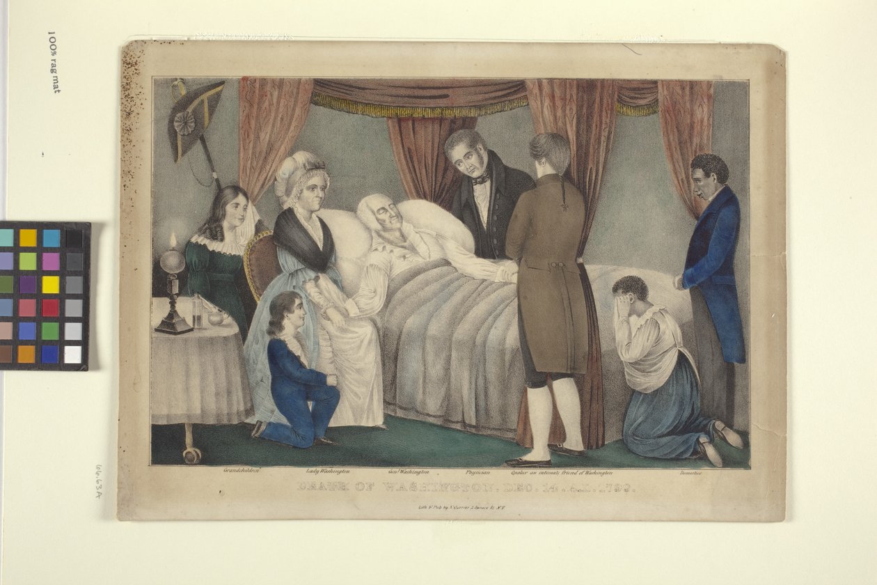 Tod von Washington von Nathaniel Currier