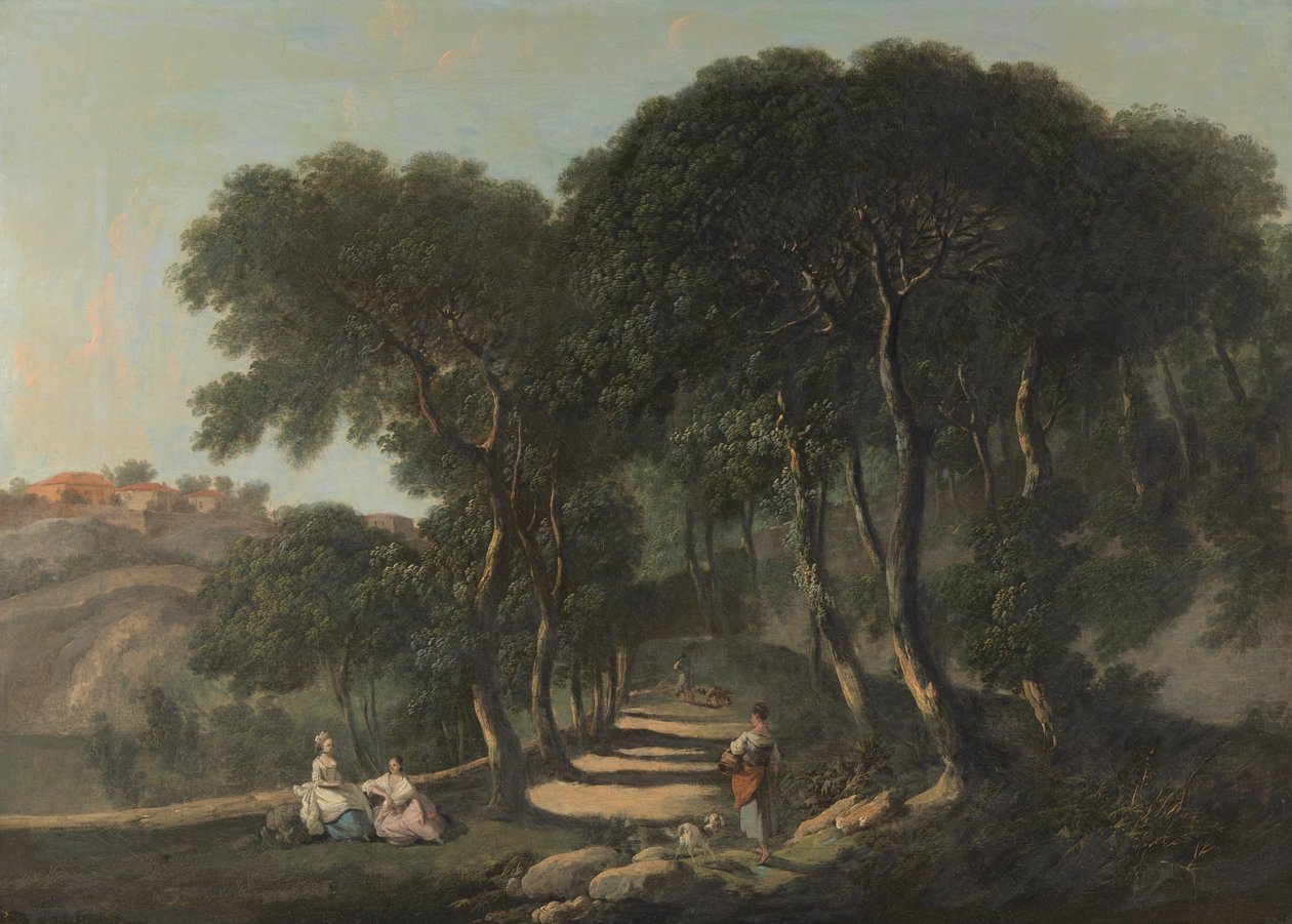 Ansicht in der Nähe von Rom von Nathaniel Dance