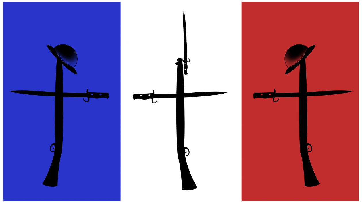 Gedenkstätte für Gräber auf Friedhöfen in Frankreich und Belgien aus dem Ersten Weltkrieg von Neale Osborne