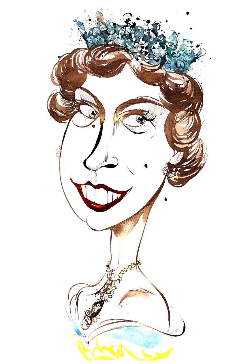 Königin Elizabeth II., jung von Neale Osborne