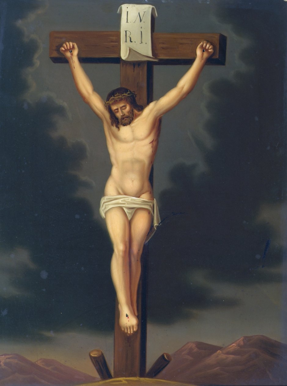 Christus am Kreuz von Leopold Blonder