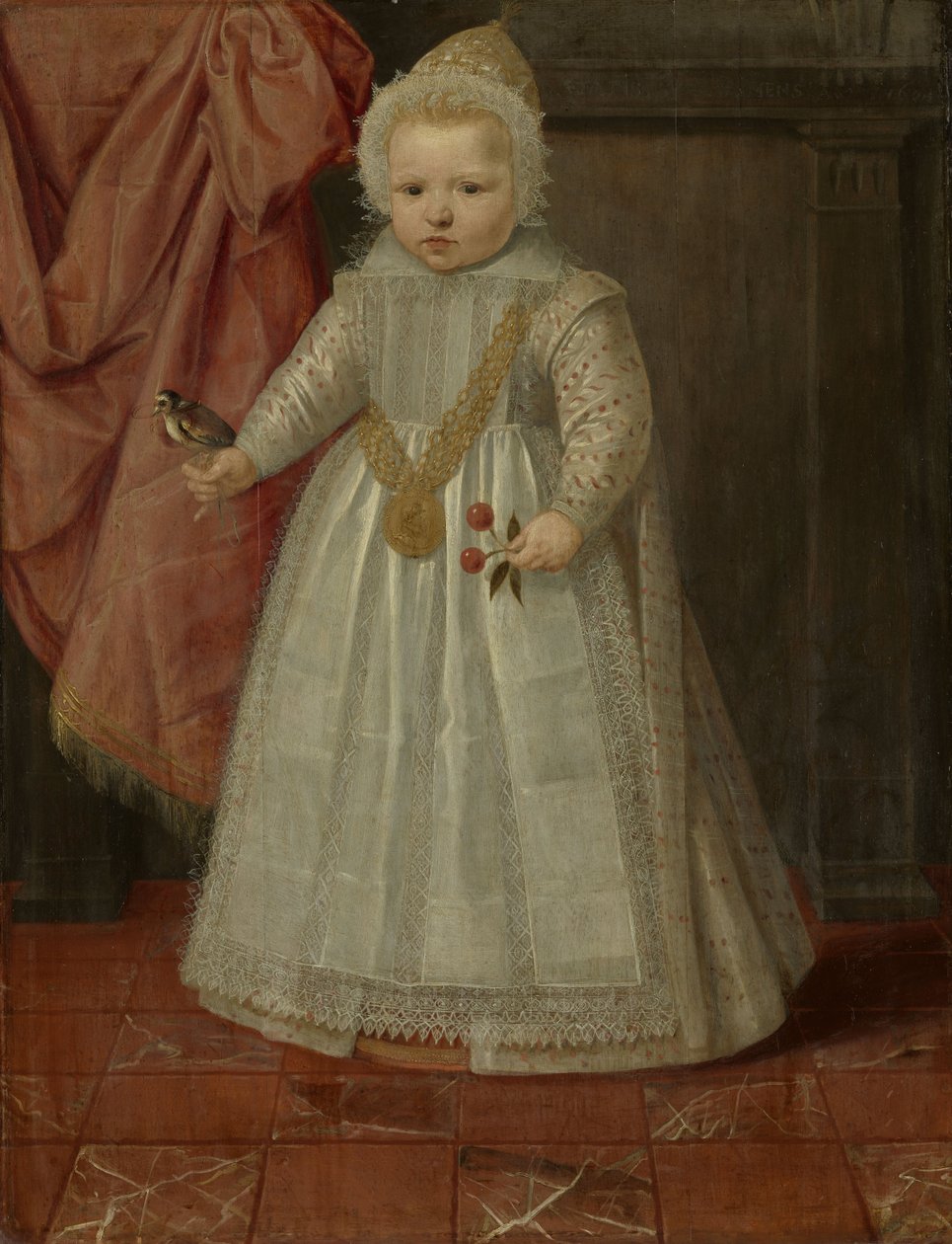 Porträt eines Jungen, möglicherweise Louis von Nassau, 1604 von Netherlandish School