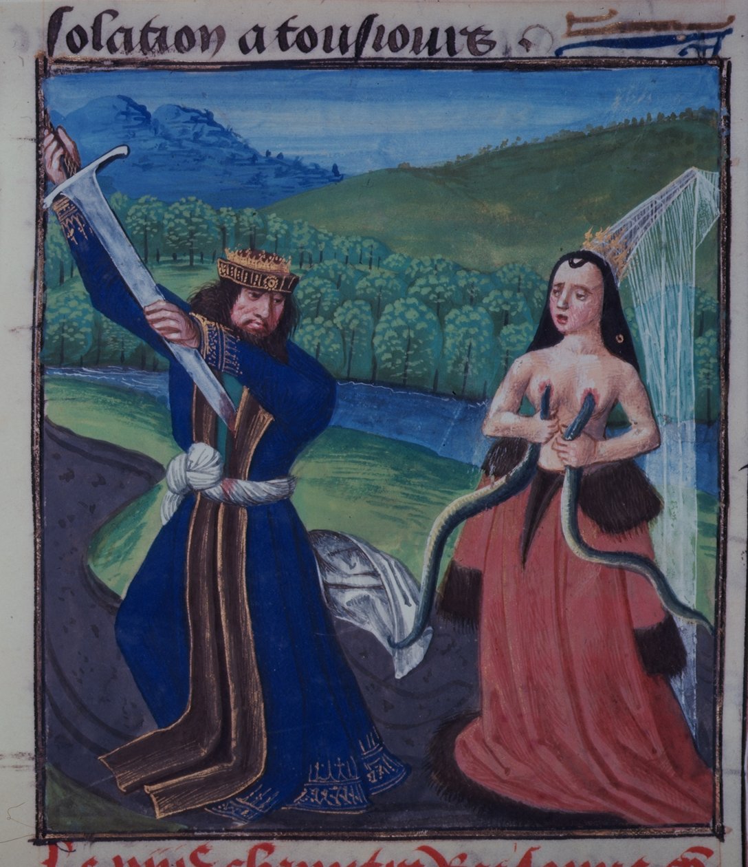 Tod von Antonius und Kleopatra, um 1470 von Netherlandish School