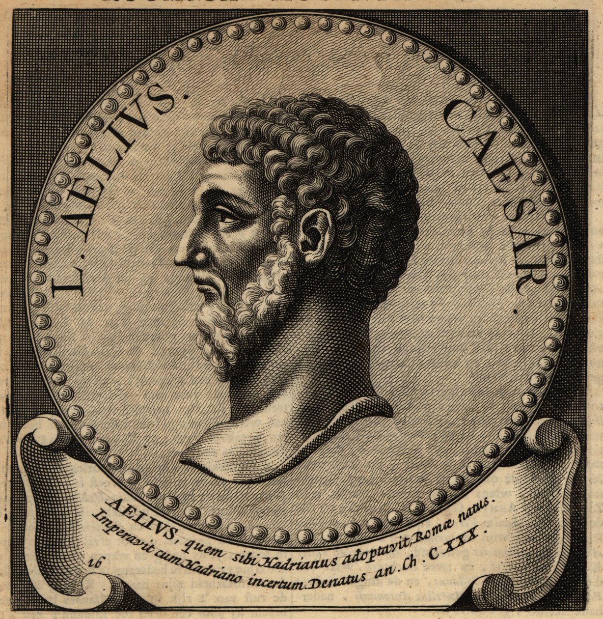 Porträt von Lucius Aelius Caesar von Netherlandish School