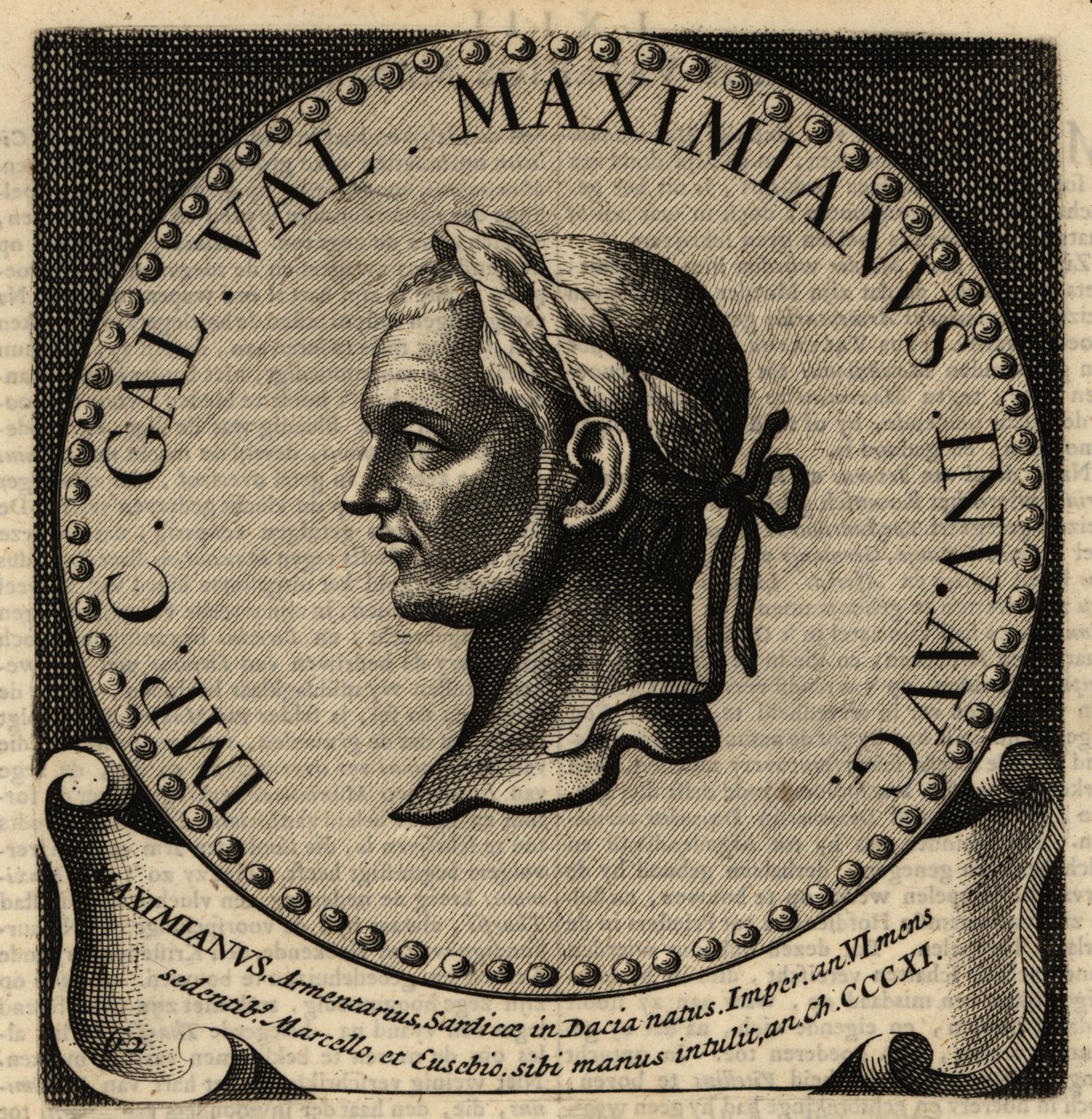 Porträt des römischen Kaisers Maximian von Netherlandish School