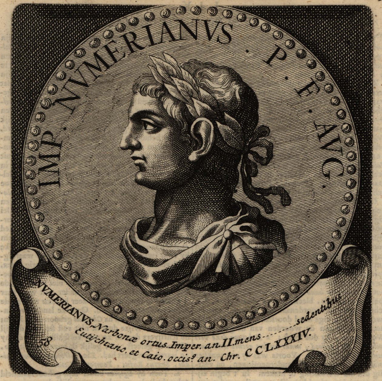 Porträt des römischen Kaisers Numerian von Netherlandish School