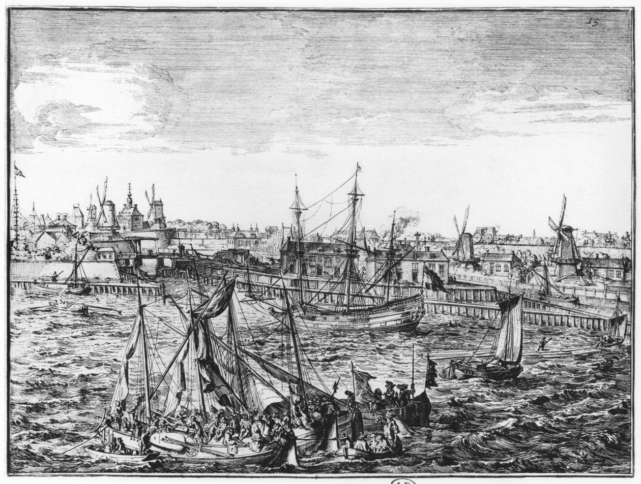 Ansicht von Rotterdam von Netherlandish School