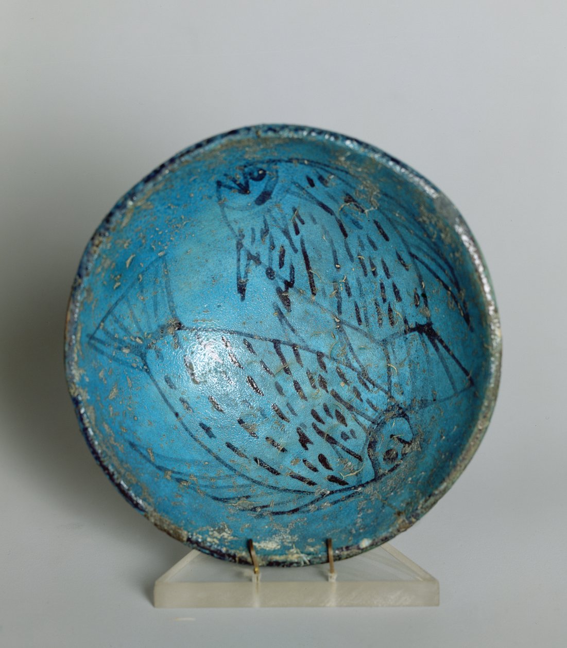 Schale mit Fischdekor von New Kingdom Egyptian