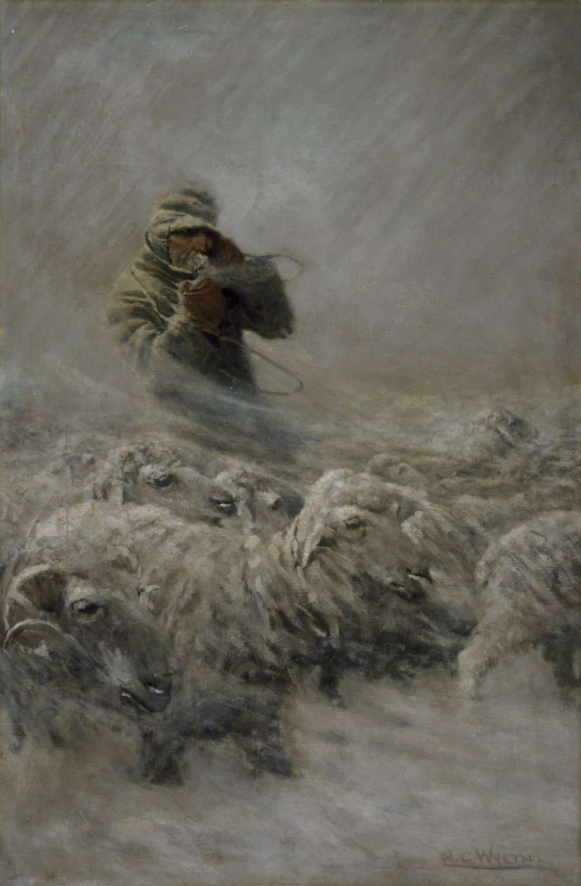 Schafhirte von Newell Convers Wyeth