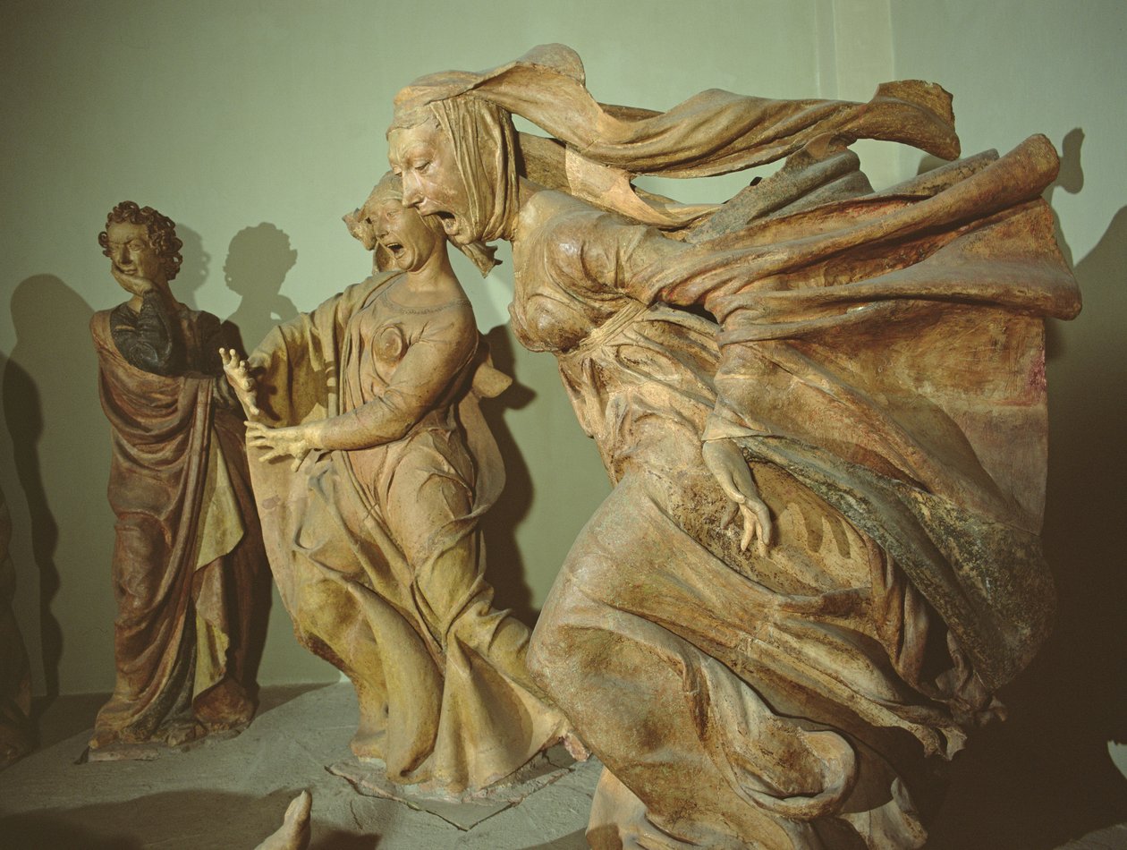 Jungfrau Maria, aus der Beweinung von Niccolo dell Arca