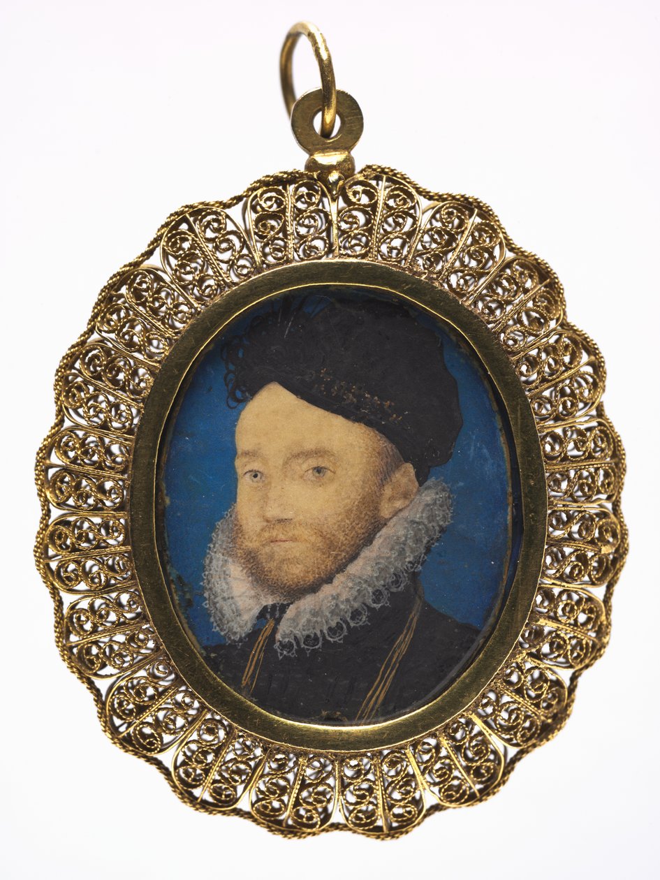 Porträt eines Mannes von Nicholas Hilliard