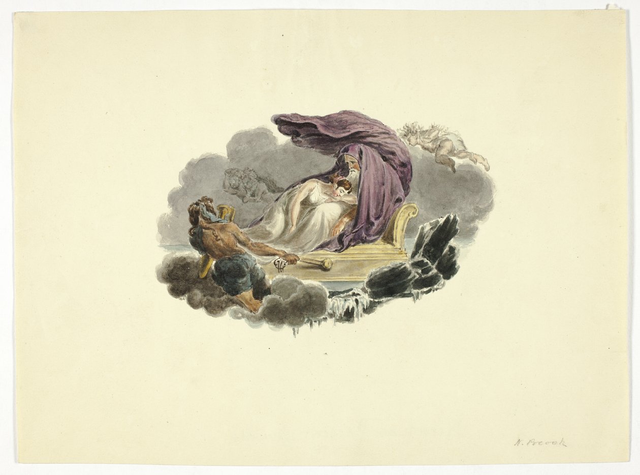 Mythologische Szene von Nicholas Pocock