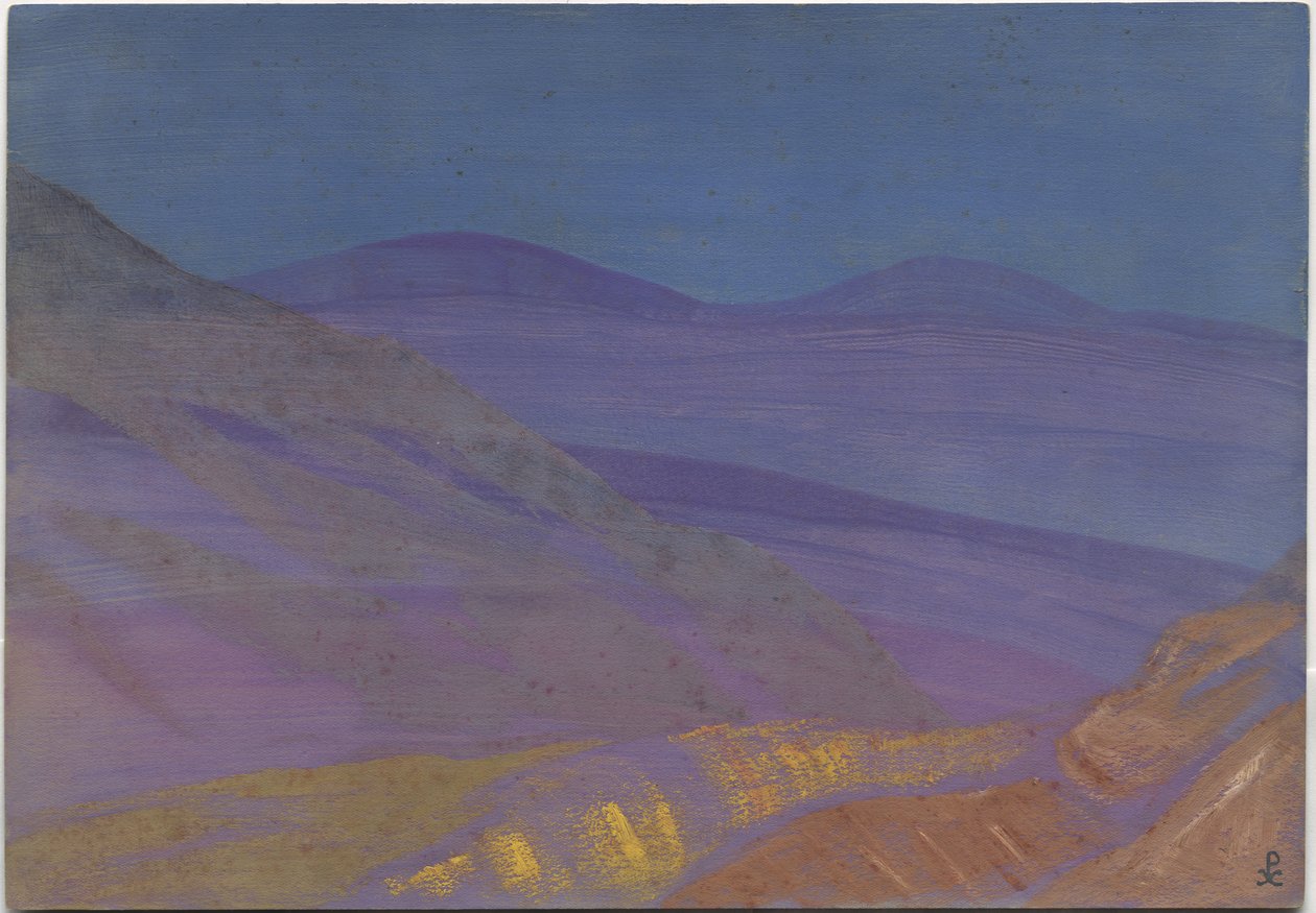 Albumblatt von Nicholas Roerich
