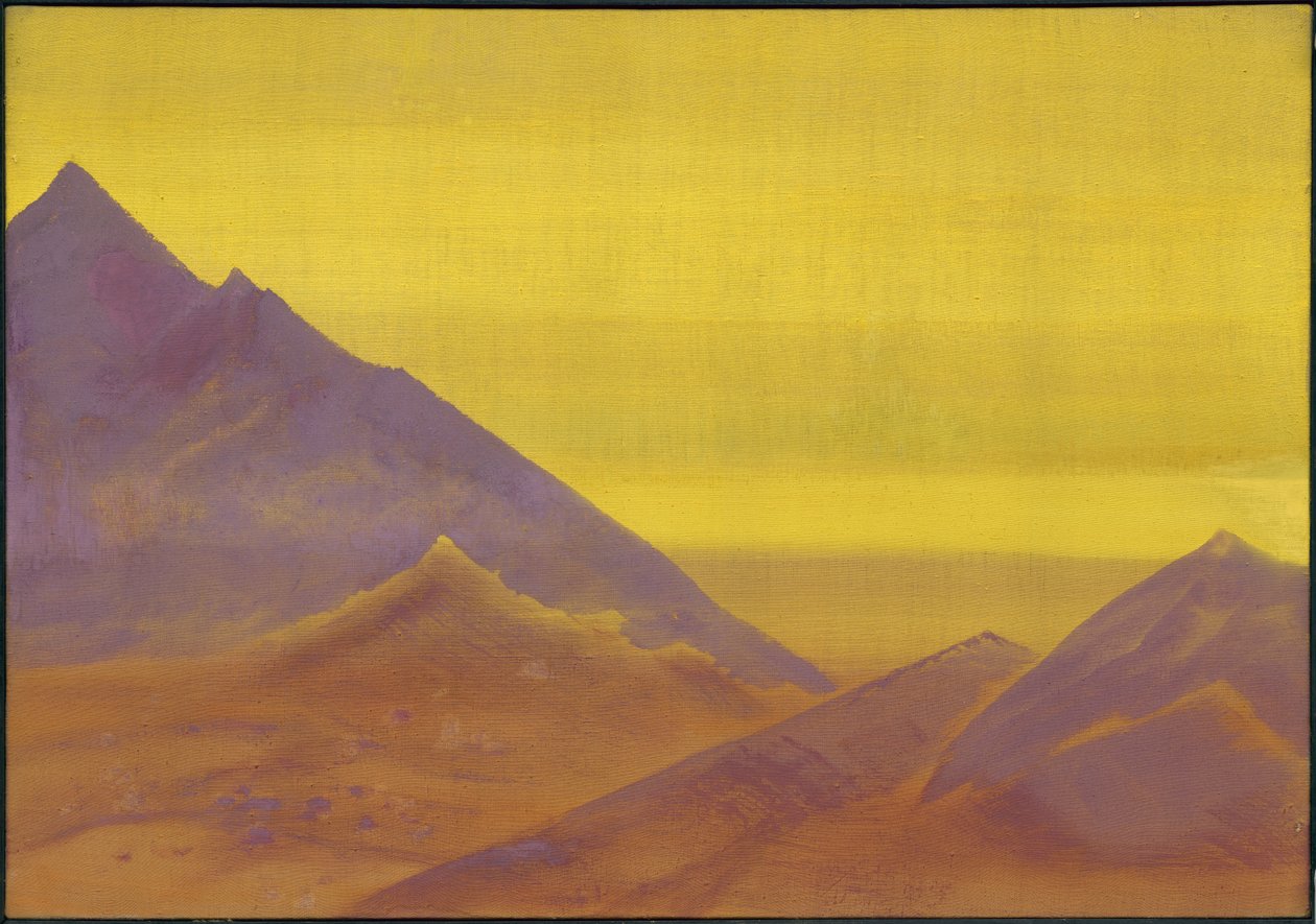 Morgendämmerung, ca. 1930 von Nicholas Roerich