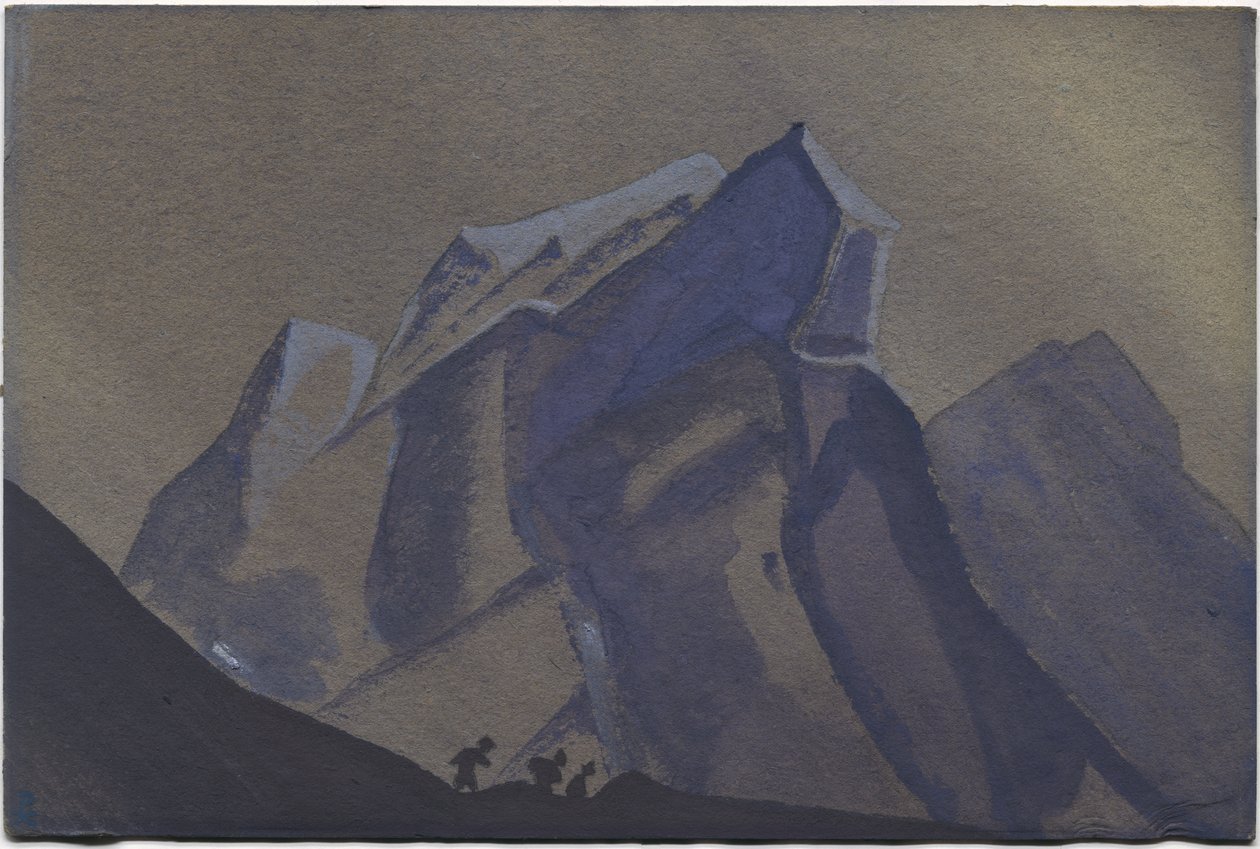 Gebirgspass, Sturm von Nicholas Roerich