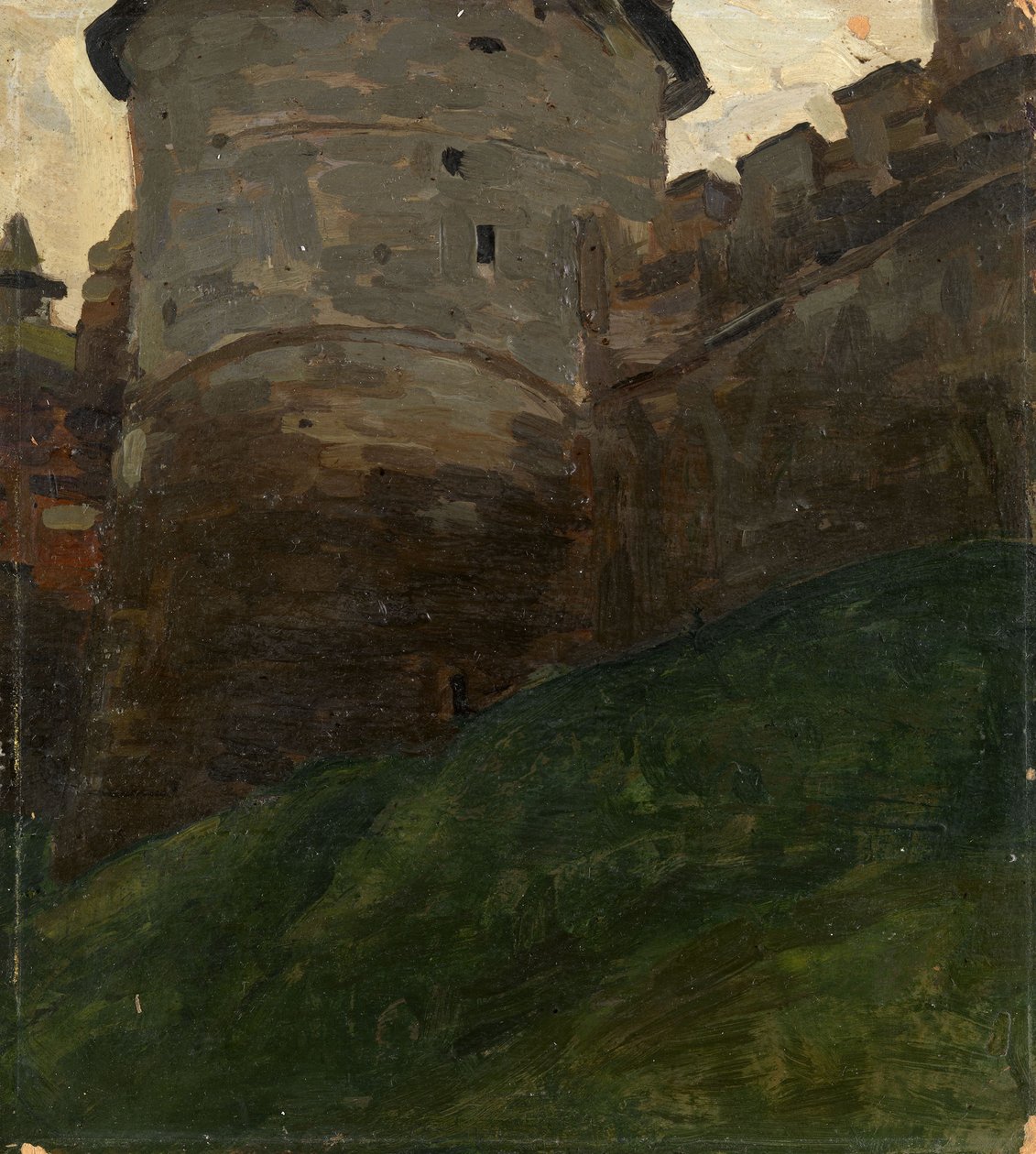 Der Nowgoroder Kreml-Turm, ca. 1903 von Nikolai Konstantinowitsch Roerich