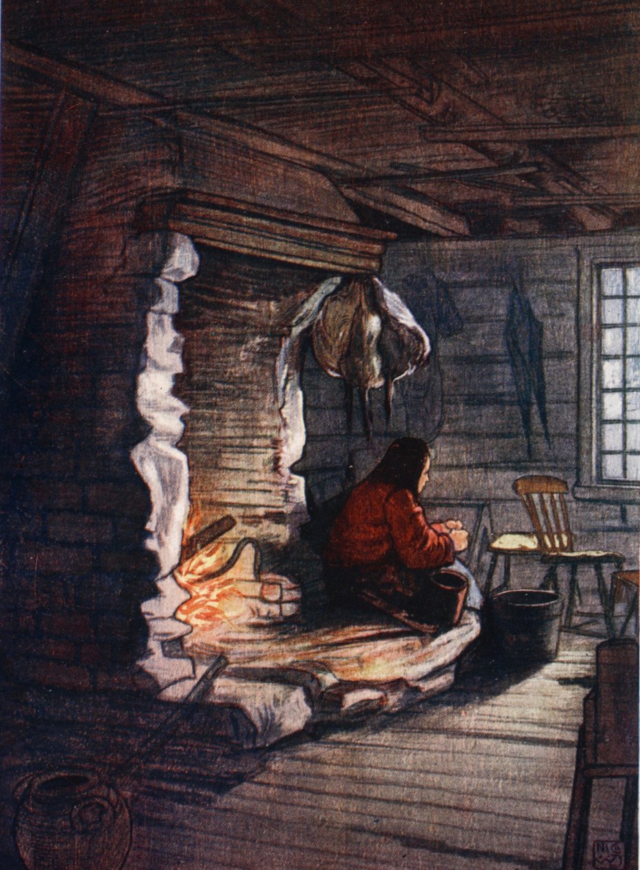 Das Abendessen zubereiten: Ein Cottage-Inneres in Selbo, 1905 von Nico Jungman
