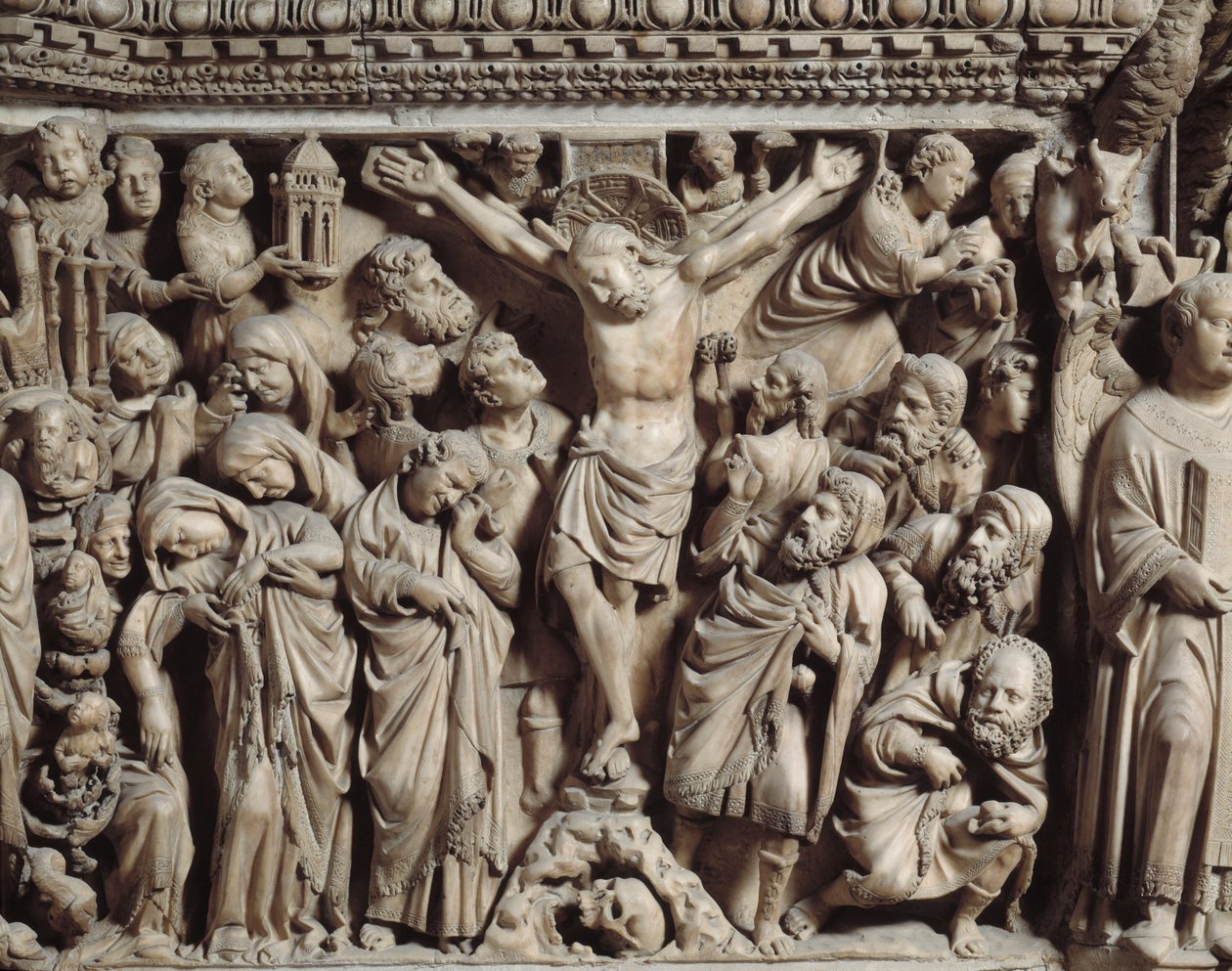 Die Kreuzigung (Detail) von Nicola Pisano