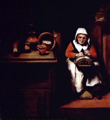 Unbekanntes Bild von Nicolaes Maes