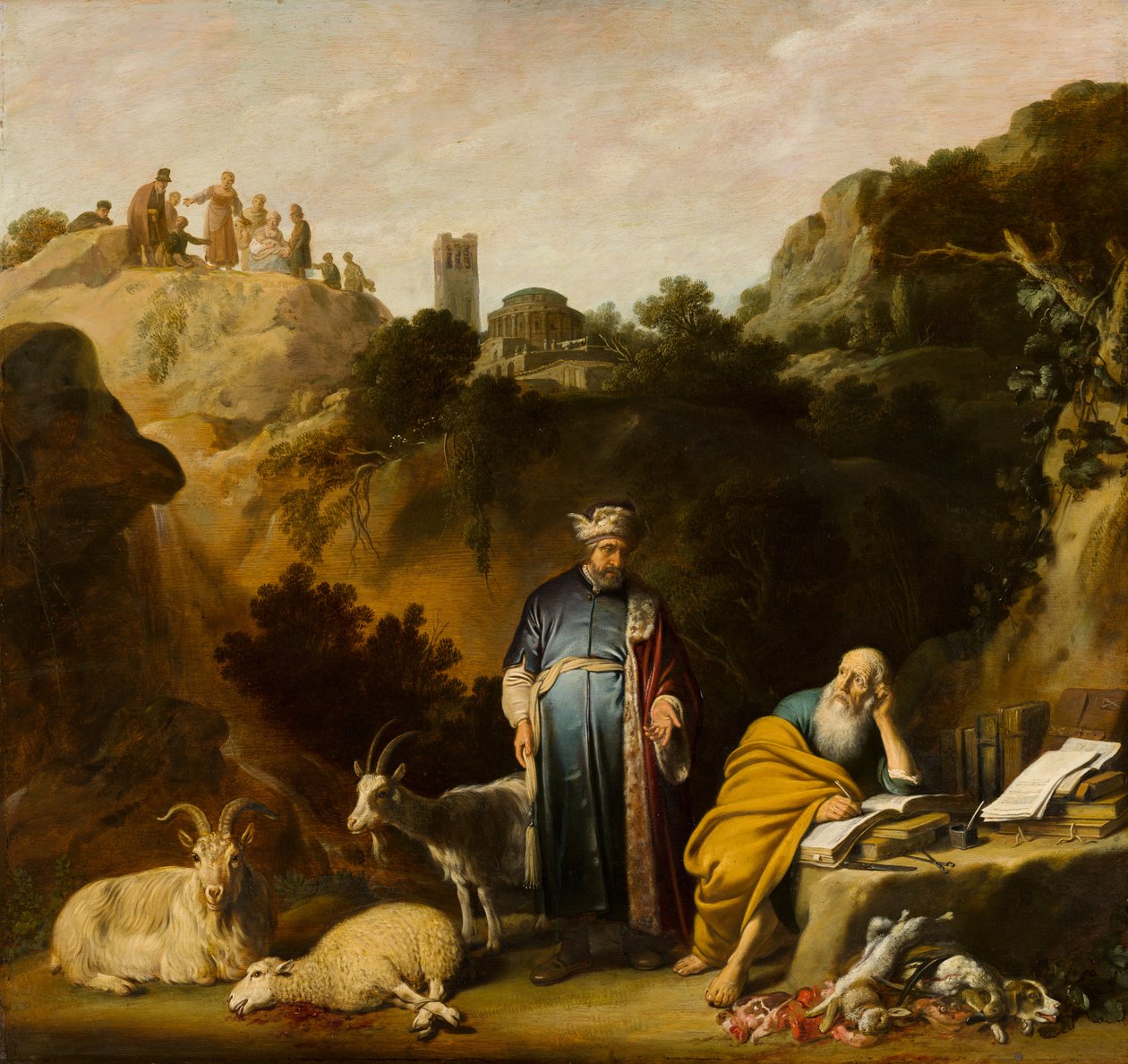 Hippokrates besucht Demokrit, 1636 von Nicolaes Cornelisz Moeyaert
