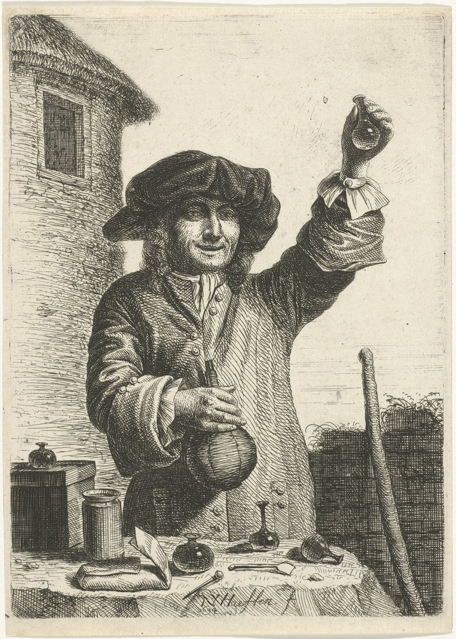 Quacksalber von Nicolaes van Haeften