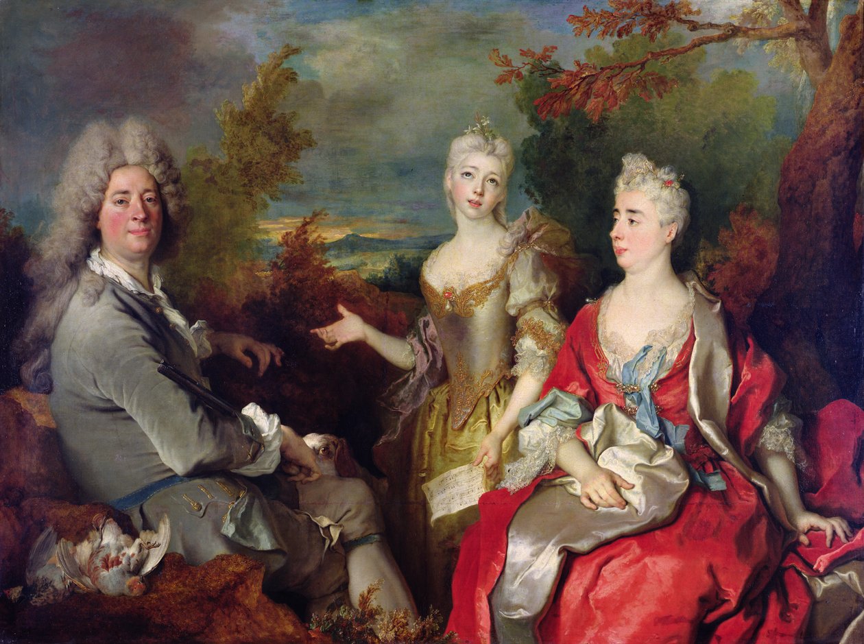 Familienporträt, um 1710 von Nicolas de Largillière