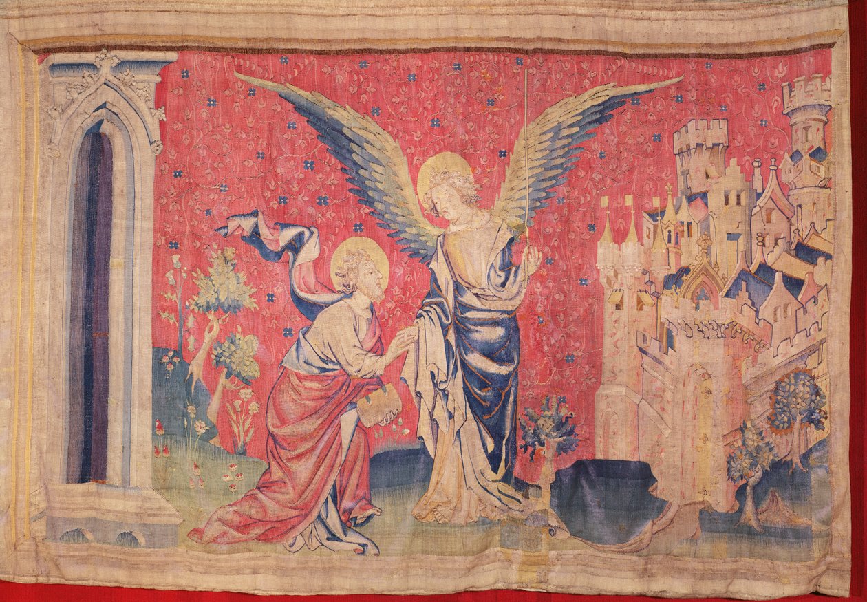 Das Neue Jerusalem, aus dem Apokalypse-Wandteppich von Angers, 1373-87 von Nicolas Bataille