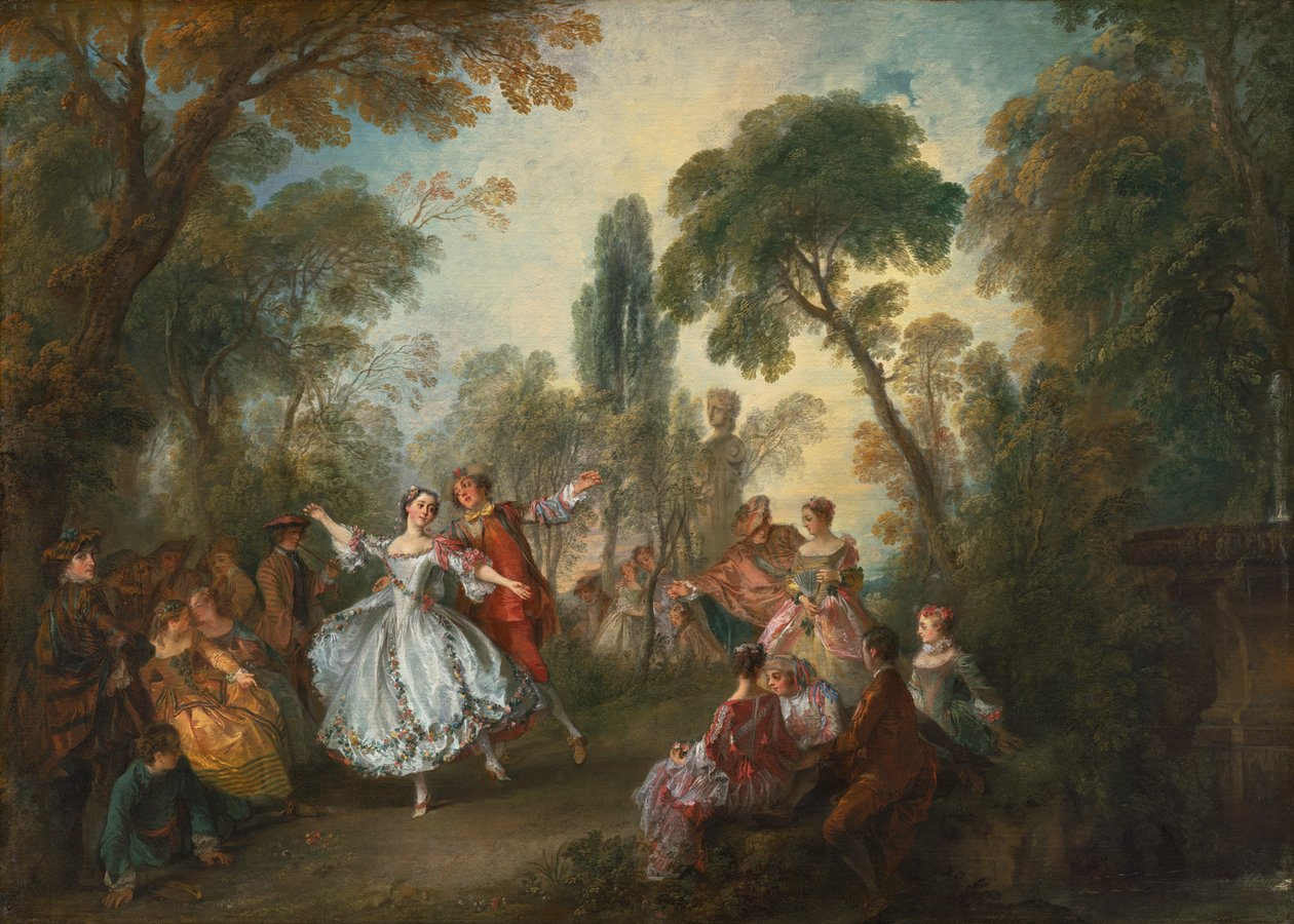 La Camargo tanzt, um 1730 von Nicolas Lancret