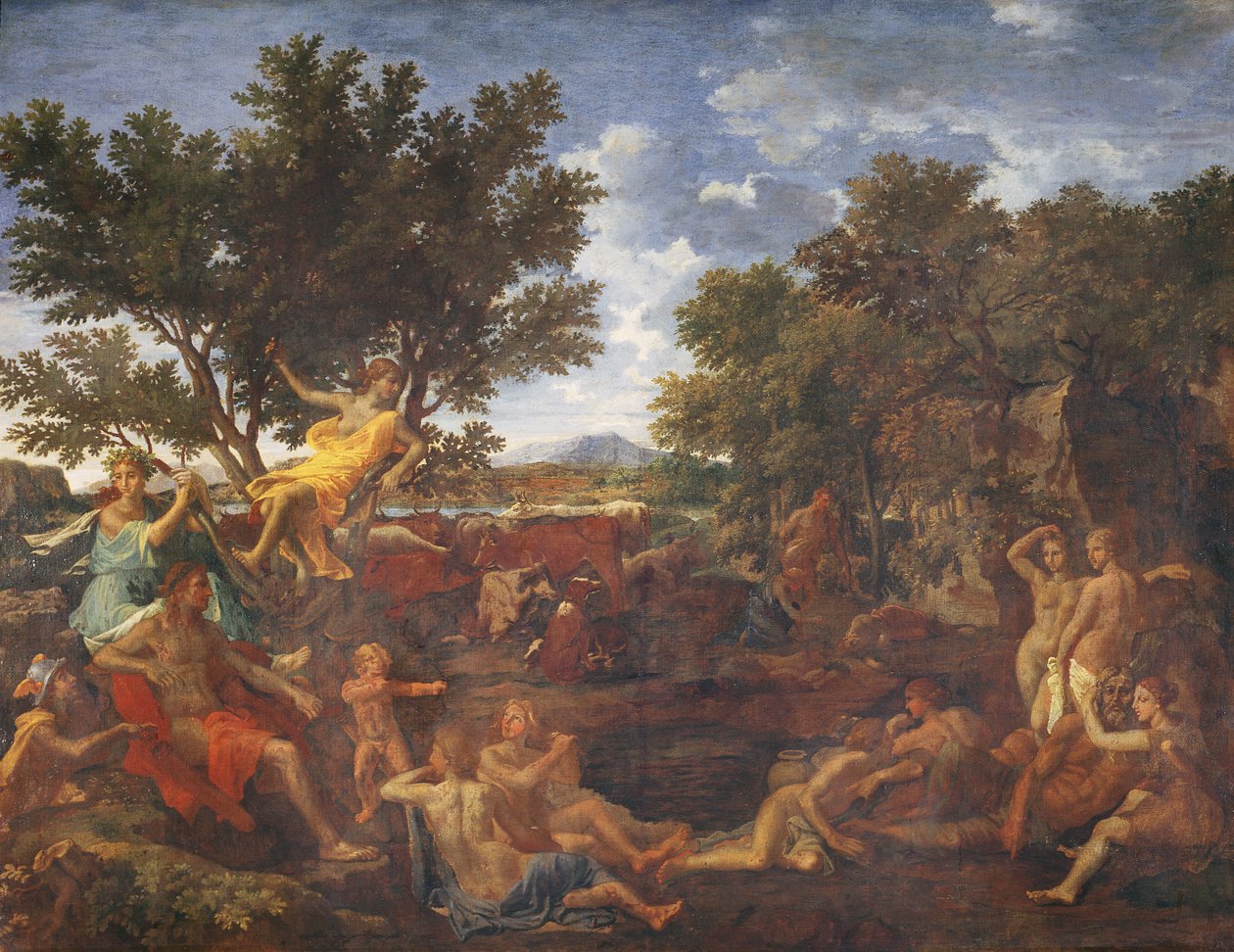 Apollo, Liebhaber von Daphne, ca. 1664 von Nicolas Poussin