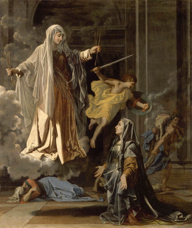 Römisch Louvre von Nicolas Poussin