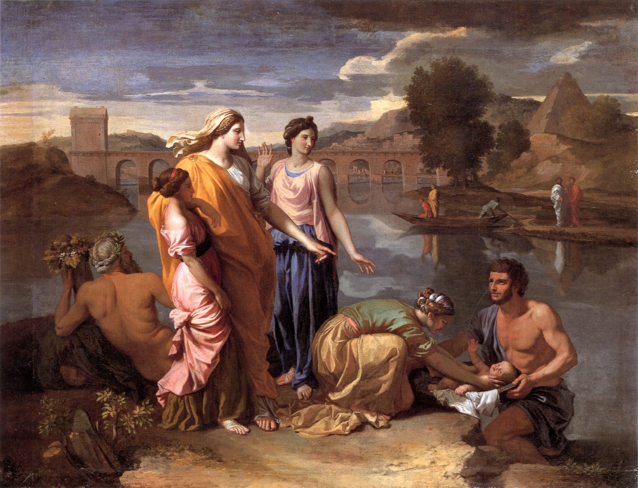 Das Auffinden des Moses von Nicolas Poussin