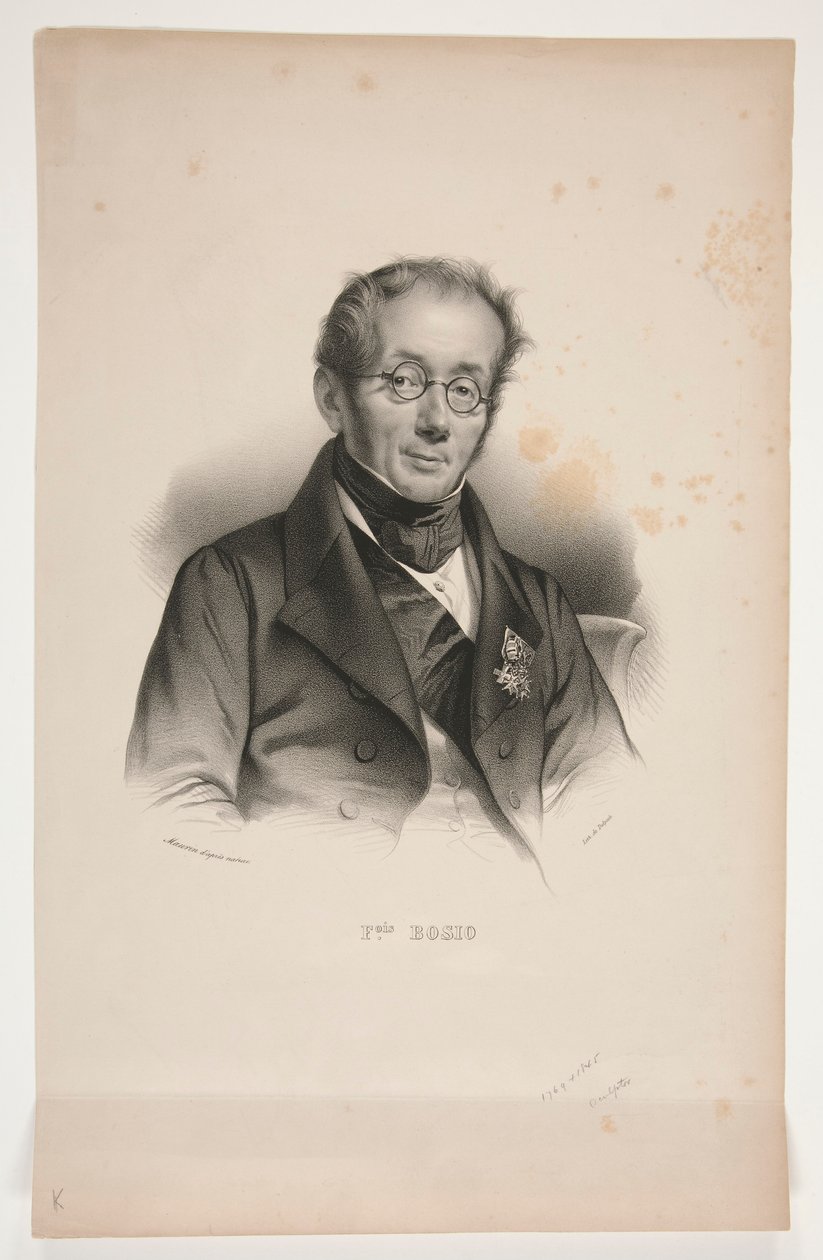 Porträt von [Baron François-Joseph] Bosio von Nicolas Eustache Maurin