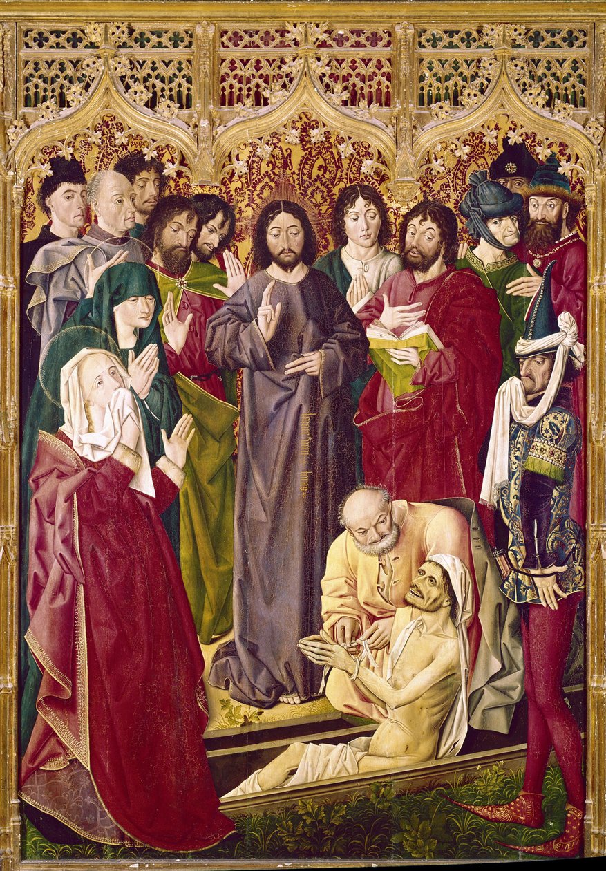 Die Auferstehung des Lazarus von Nicolas Froment