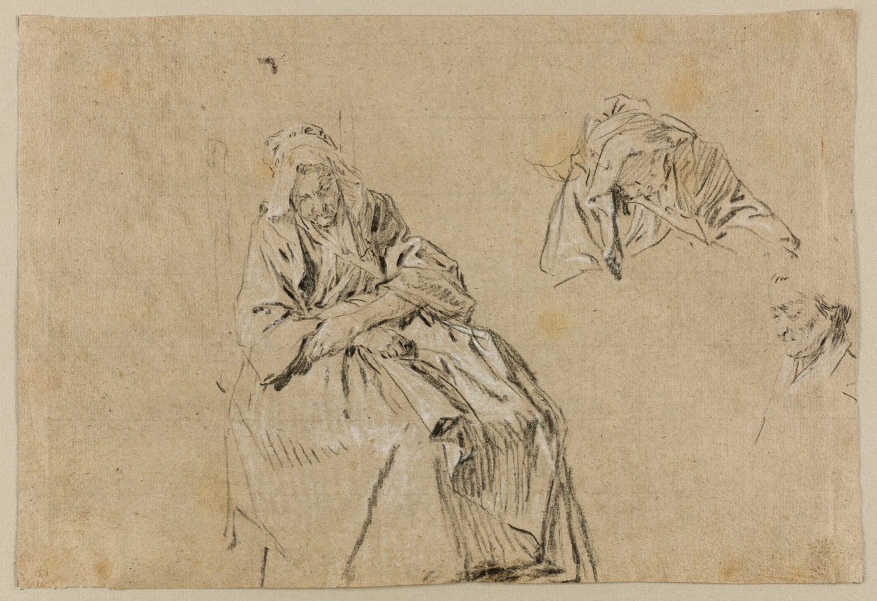 Studie für das Alter von Nicolas Lancret
