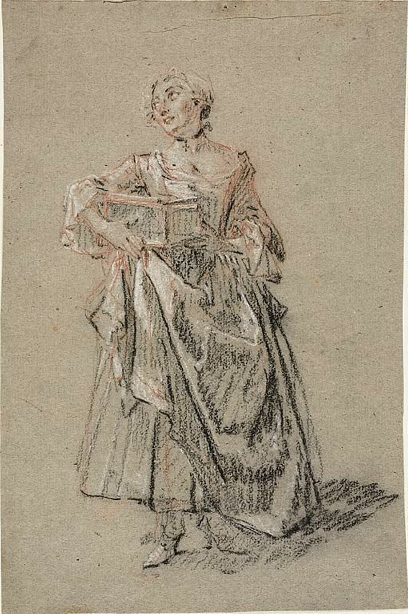 Studie einer Frau von Nicolas Lancret